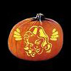 Трафареты для тыквы к Хеллоуину Halloween