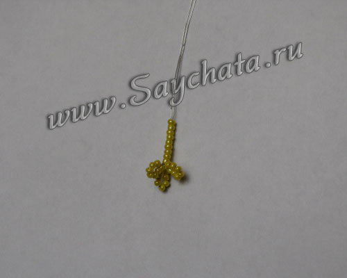 Крокусы из бисера