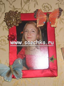 Украшение рамок для фото