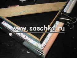 Рамочка-багет из журнальных листов