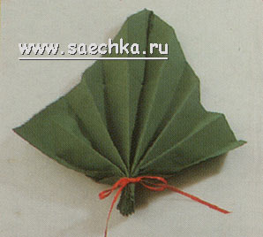 Складывание салфетки - Экзотика