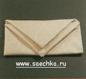 Складывание салфетки