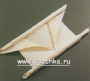 Складывание салфетки