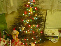 Ёлочка из прутиков