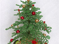 Елка из бисера