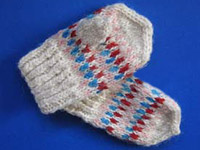 Вязание варежек (размер до 1 года)