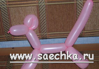 Собачка из воздушного шарика