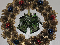 Новогодний венок своими руками
