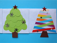 Новогодние конверты с ёлочками