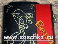 Идея декора на ткани с помощью витражных красок