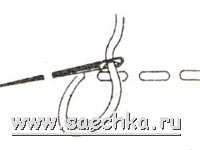 Стежок "вперед иголку"