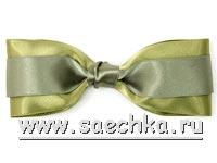 Двухцветный бант