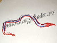 Змея из бисера