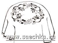 Как расчертить линии для фестонов