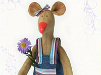 Игрушка «Мышка Виолетта»