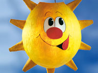 Поделка "Солнышко на Масленицу"