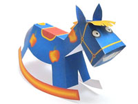 Лошадь (паперкрафт)