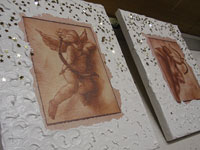 Картина в технике декупаж "Ангел"