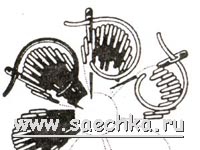 Художественная гладь (смещенные стежки простой глади)