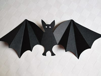 Летучая мышь из бумаги