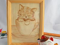 Рисунок «акварелью» из кофе