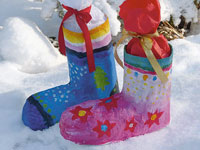 Новогодние сапожки