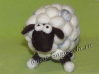 Овечка (валяние)