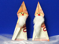 Дед Мороз из денег