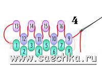 Урок 8 – Плетение пейотом (мозаичный стежок)