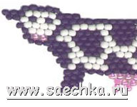 Урок 14 – Кирпичный cтежок по-иному (вариант кирпичного стежка со схемой плетения коровы)