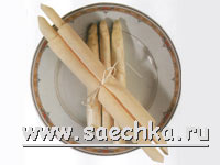 Складывание салфетки - "Спаржа"