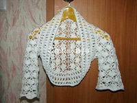 Вязаное болеро