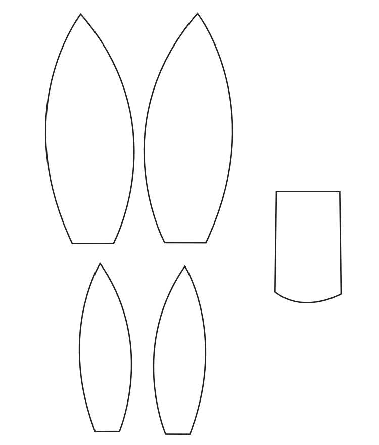 Шаблон Зайчика Шаблон Зайчика